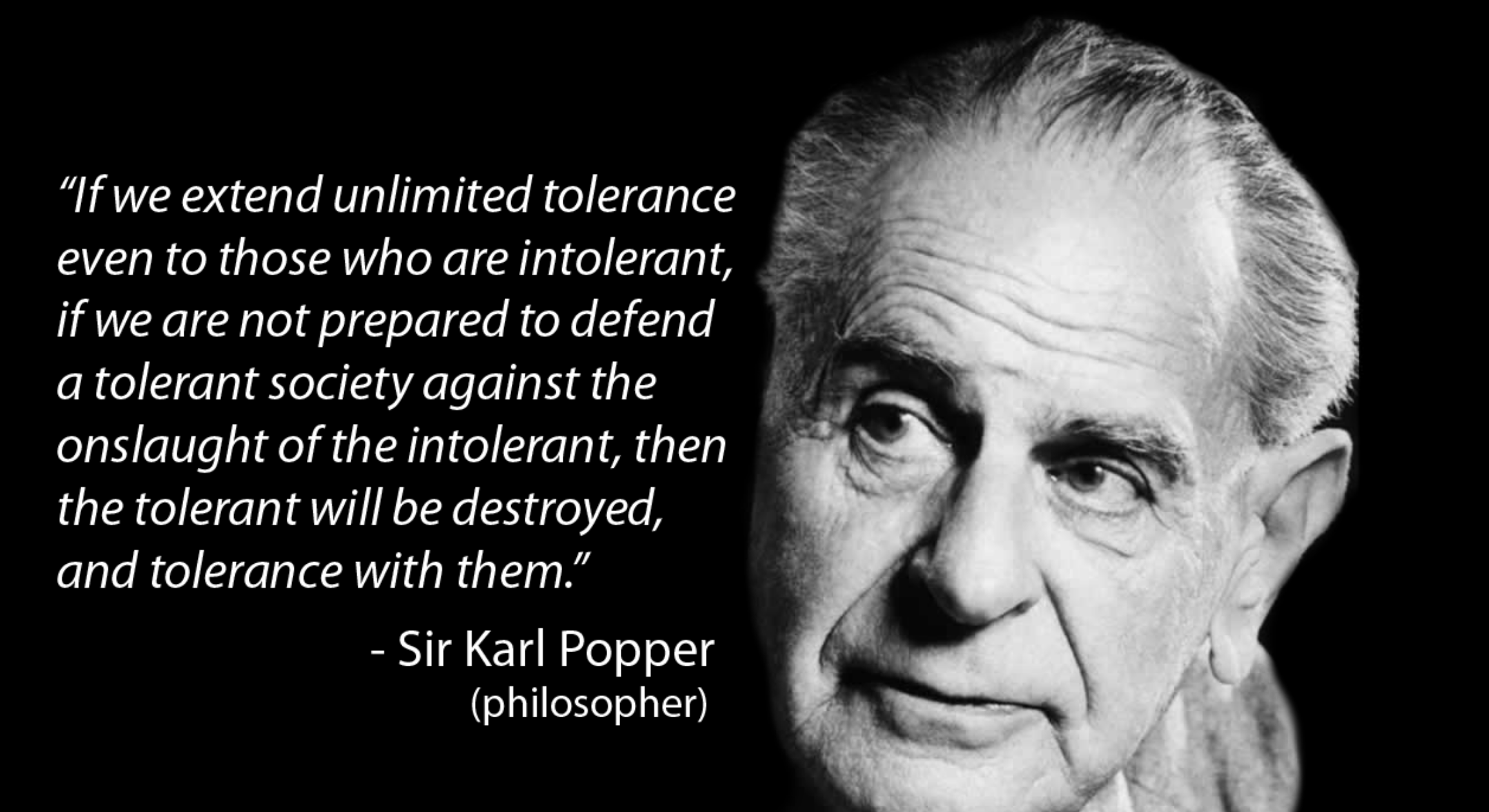 be intolerant of hate